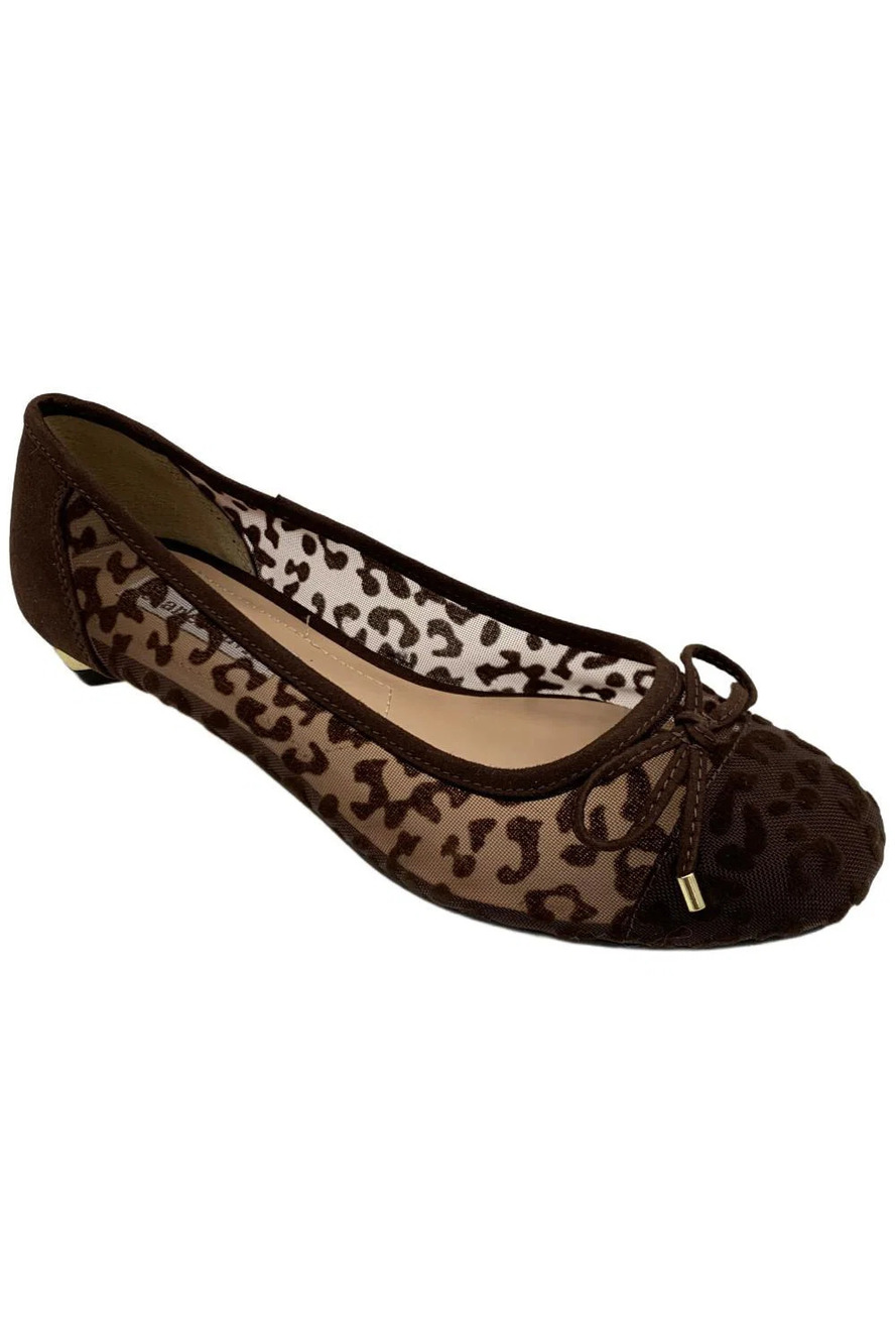 Charles by Charles David Women's Maize Mesh Ballet Flat Brown Leopard - Medium